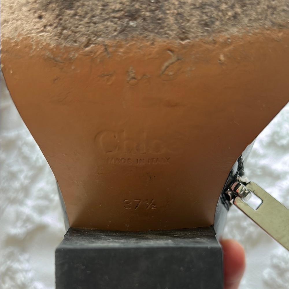 Chloe Black Ankle Boots - Picture 5 of 7